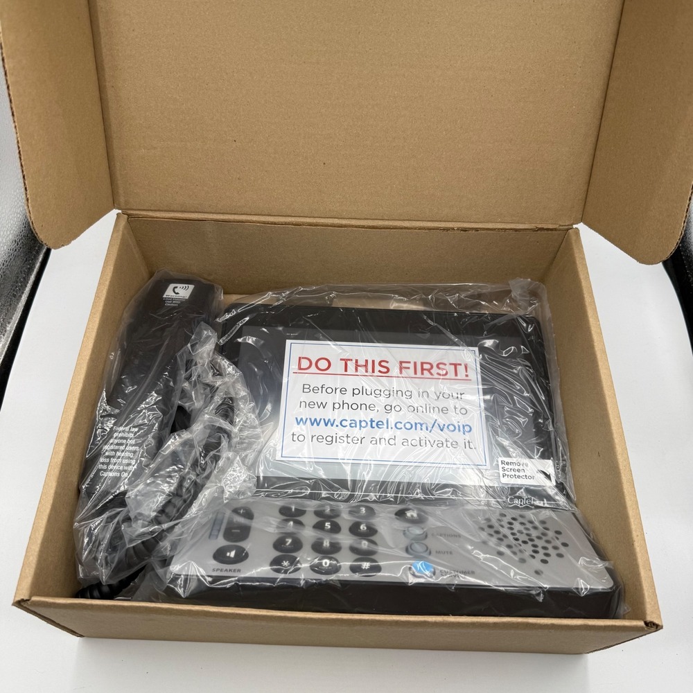 CapTel 2400i Captioned Telephone VoIP for Hearing Loss 2400ISPNBT-VoIP